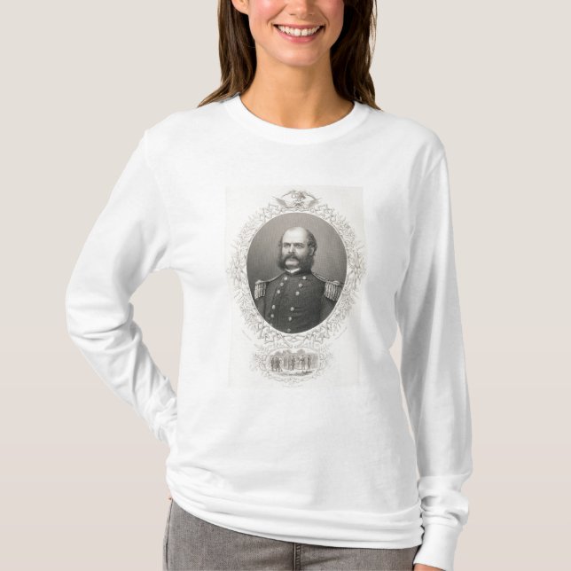 Major General Ambrose Everett Burnside T-Shirt (Front)