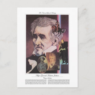 Major General Andrew Jackson Citizen Soldier Postcard