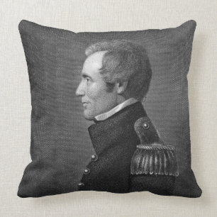 Major General Edmund Pendleton Gaines (1777-1849) Throw Pillow