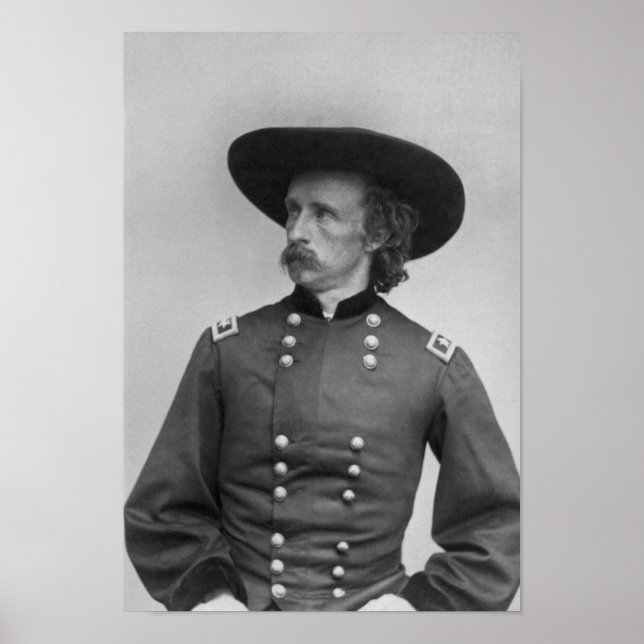 Major General George Armstrong Custer Poster (Front)
