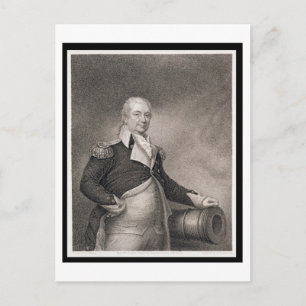 Major General Henry Knox (1750-1806) engraved by J Postcard