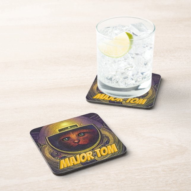 Major (Kitty) Tom: Coaster (Right Side)