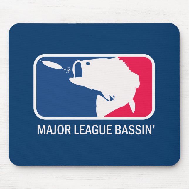 Major League Bassin Largemouth Bass Angler Mouse Pad (Front)