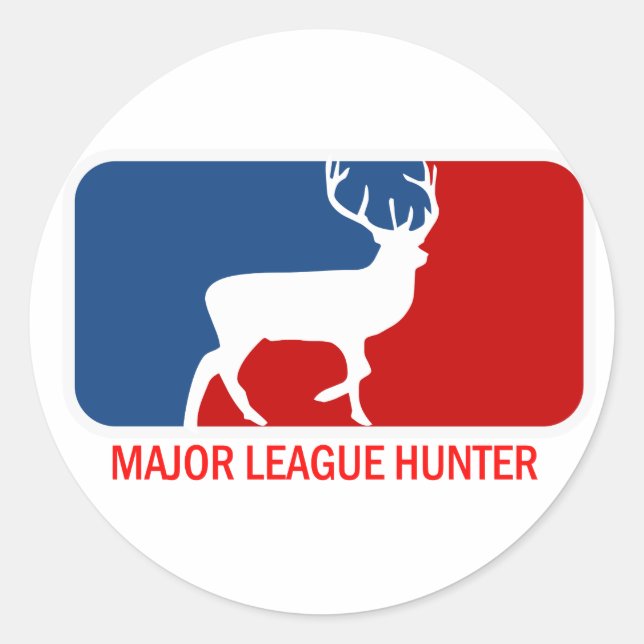 Major League Hunter Classic Round Sticker (Front)