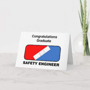 Major League Safety Engineer Graduation Card
