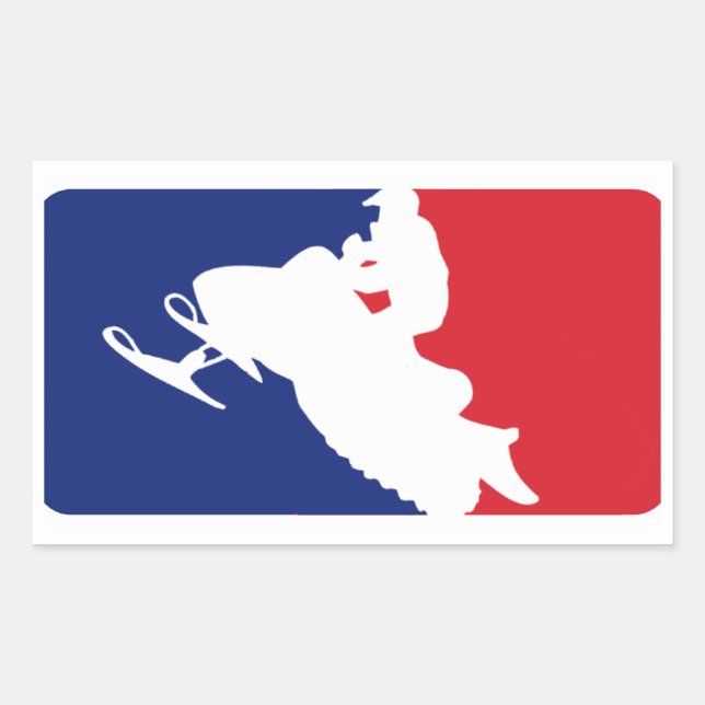 Major League Snowmobiler Sticker (Front)