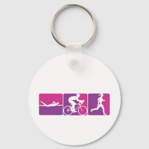 Major League Triathlon Keychain