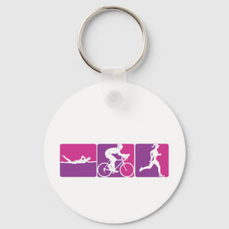 Major League Triathlon Keychain