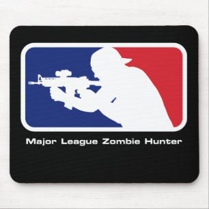 Major League Zombie Hunter - Shooter - Mouse Pad