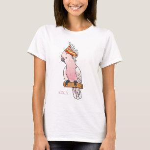 Major mitchell cockatoo bird cartoon illustration T-Shirt