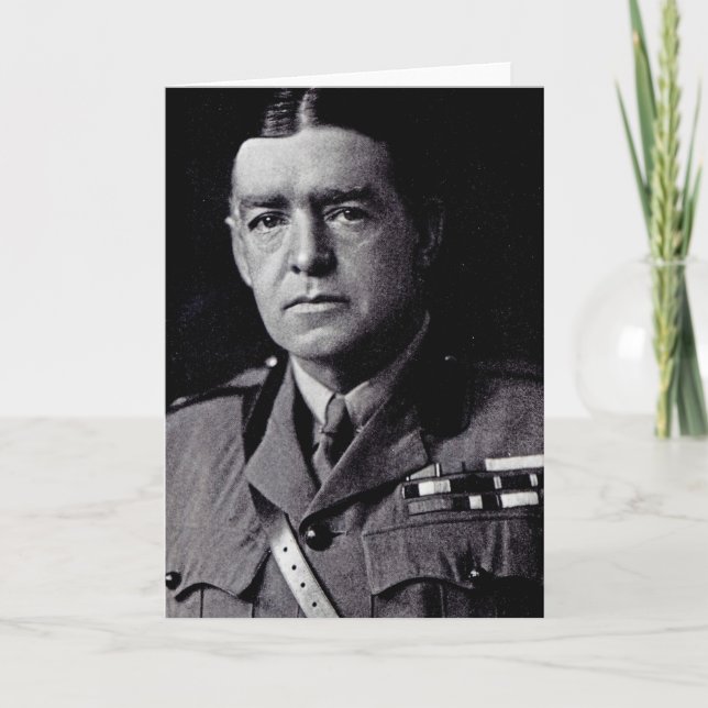 Major Sir Ernest Shackleton Card (Front)
