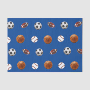 Major Sports Theme Tissue Paper