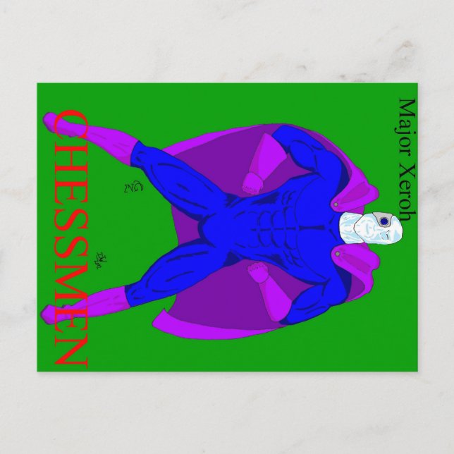 Major Xeroh postcard (Front)