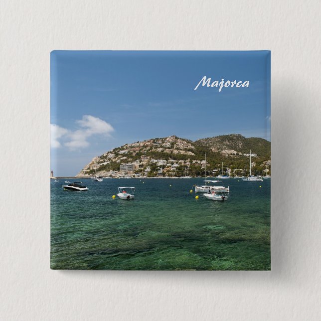 Majorca 2 Inch Square Button (Front)
