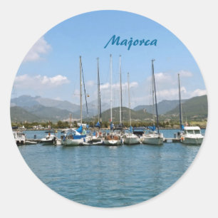 Majorca Classic Round Sticker