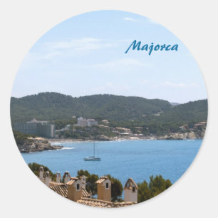 Majorca Classic Round Sticker