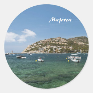 Majorca Classic Round Sticker