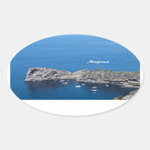 Majorca Oval Sticker