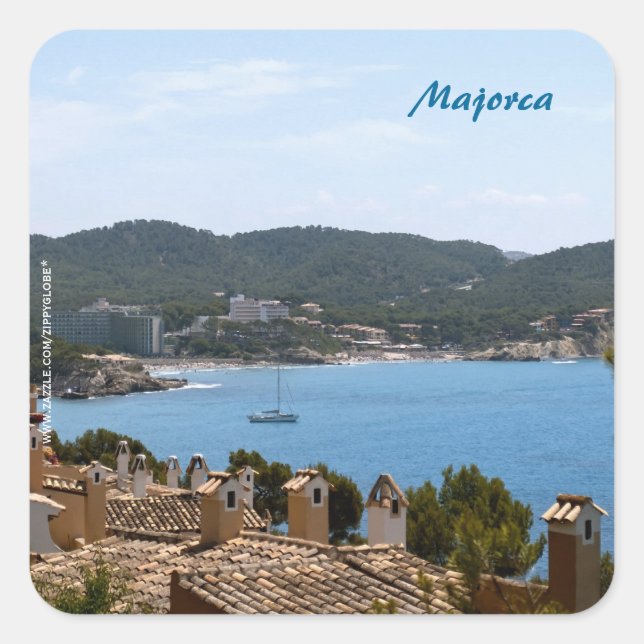 Majorca Square Sticker (Front)