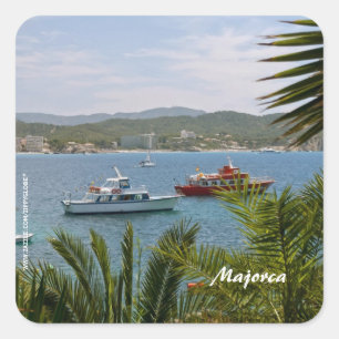 Majorca Square Sticker