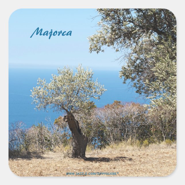 Majorca Square Sticker (Front)