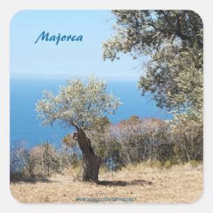 Majorca Square Sticker