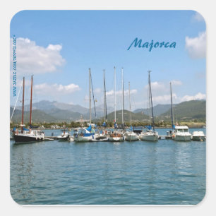 Majorca Square Sticker