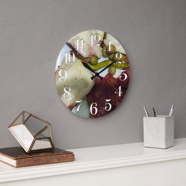 Majorca typical pamboli wall clock (Office)