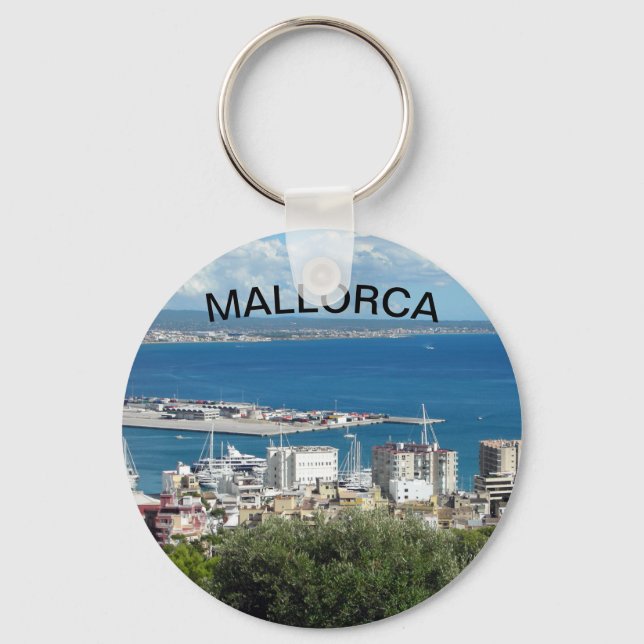 Majorca-view key keychain (Front)