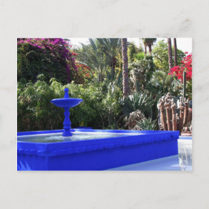 Majorelle garden postcard