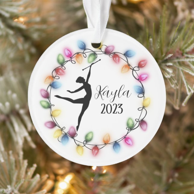 Majorette Baton Twirler Ornement de Noël (Arbre)