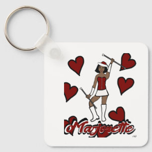 Majorette Keychain/ Red Keychain