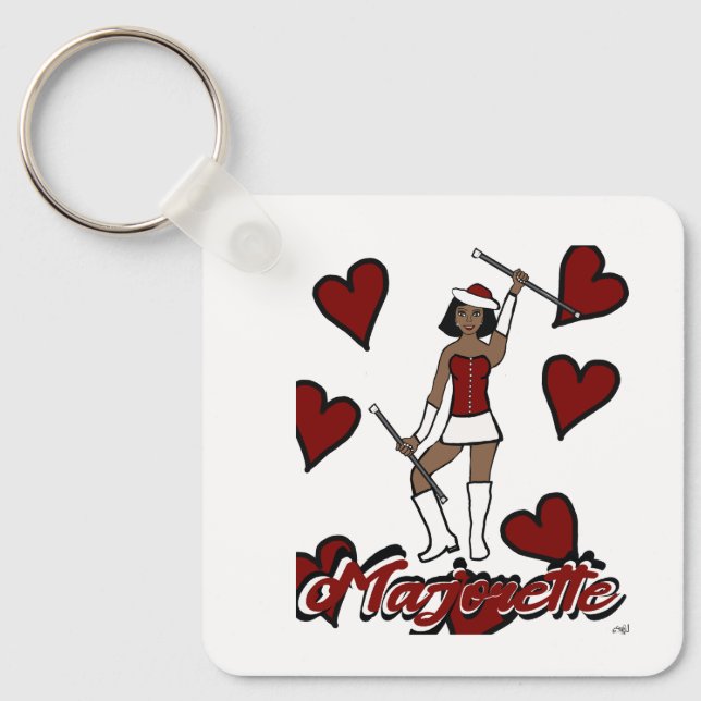 Majorette Keychain/ Red Keychain (Front)