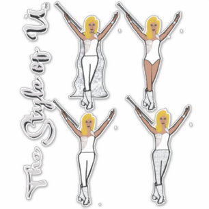 Majorette Sparkle Stickers (Iced 3 )