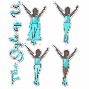 Majorette Sparkle Stickers (Jewel) 