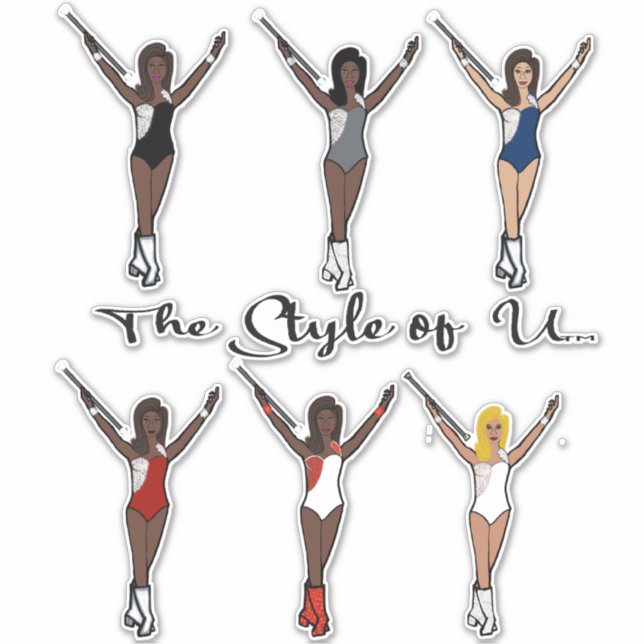 Majorette Sparkle Stickers (Variety)  (Front)