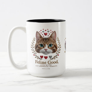 Majorité médicale - Feline Good Cat Mug (15 oz)