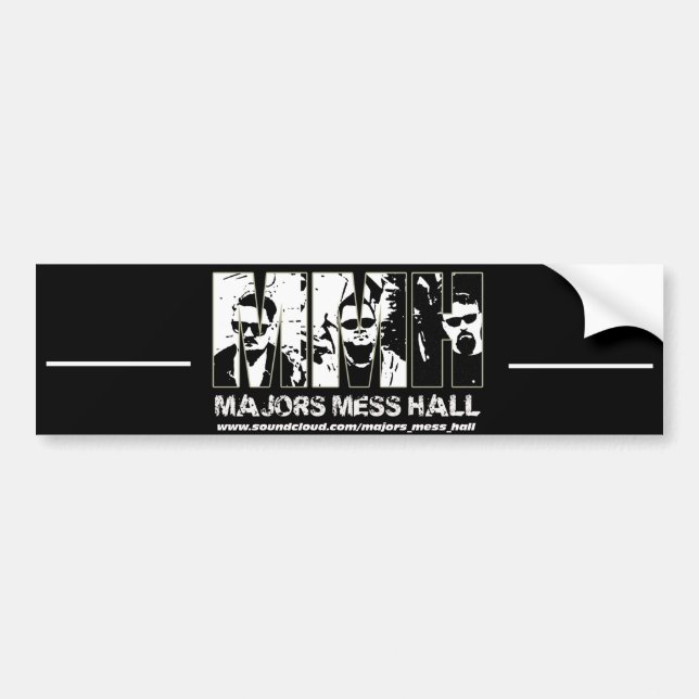 Majors Mess Hall Bumper Sticker (Front)
