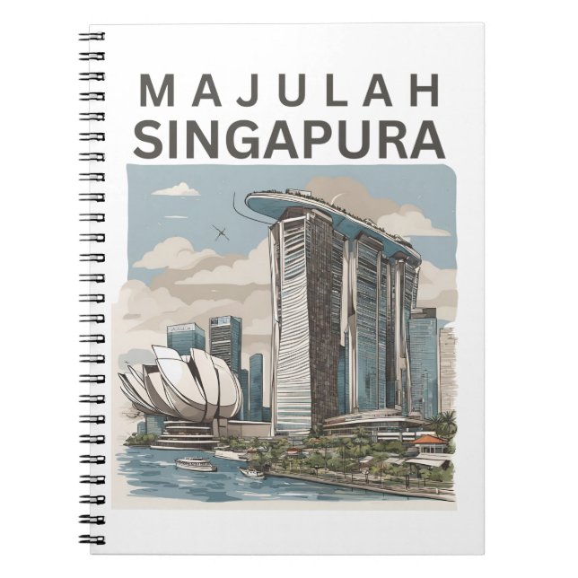 Majulah Singapura Notebook (Front)
