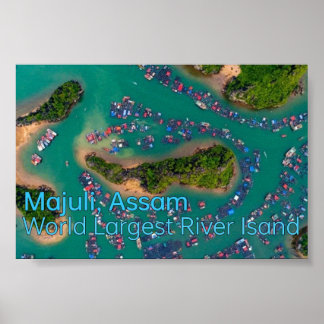 Majuli: The Largest River Island in Assam -  Poster