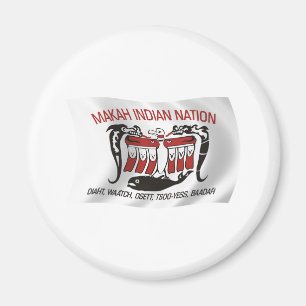 Makah Tribe Flag Magnet