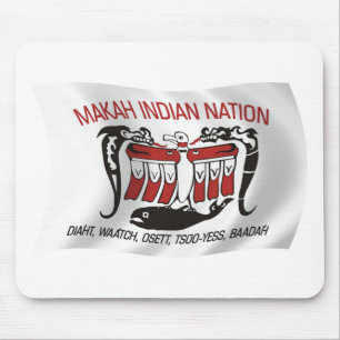 Makah Tribe Flag Mousepad