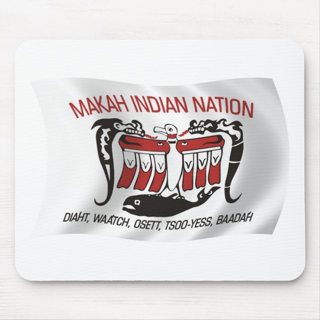 Makah Tribe Flag Mousepad (Front)