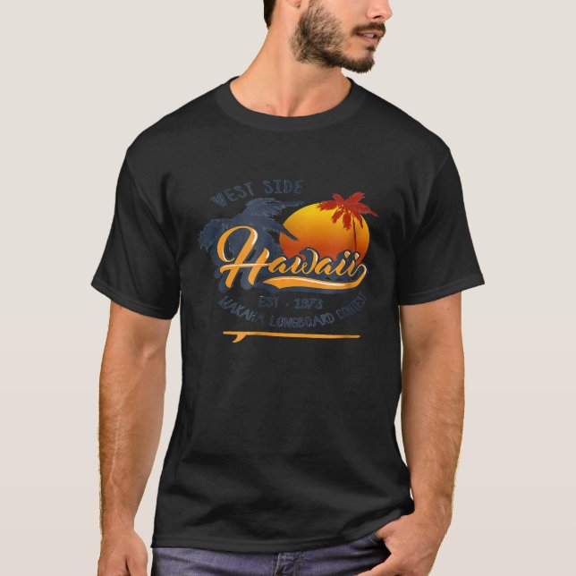Makaha Hawaii Longboard Contest T-Shirt (Front)