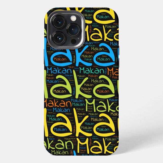 Makan iPhone Case (Back)