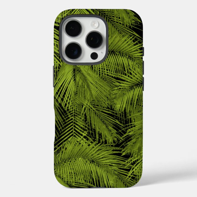 Makana Palms Hawaiian Green Case-Mate iPhone Case (Back)