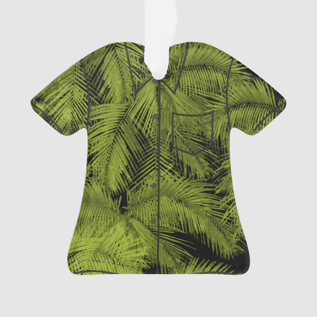 Makana Palms Hawaiian Tropical Feuilles Aloha Shir (devant)