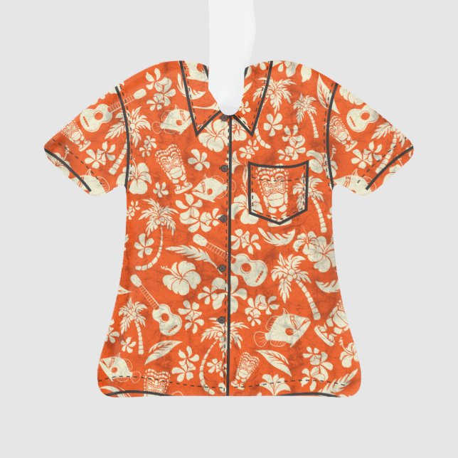 Makapuu Beach Hawaiian Batik Aloha Shirt Ornament (Front)
