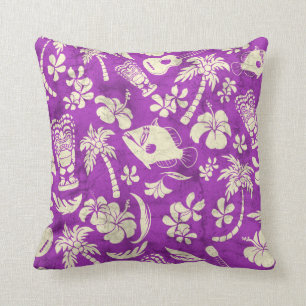 Makapuu Beach Hawaiian Batik Coussins Carrés