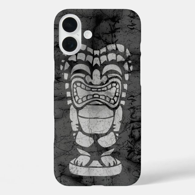 Makapuu Beach Hawaiian Laughing Tiki Batik Case-Mate iPhone Case (Back)